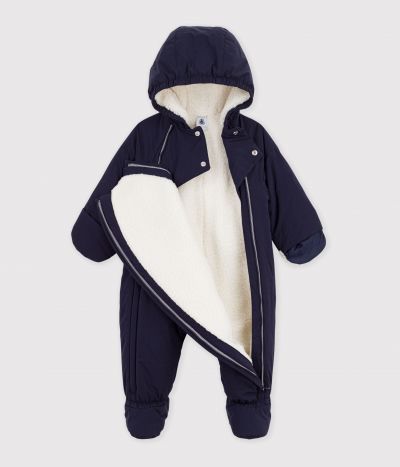 Combipilote bébé en polyester et sa doublure en sherpa