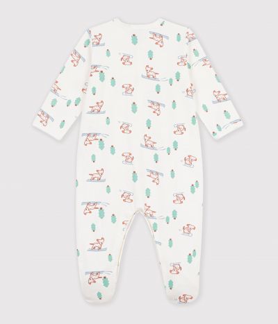 Pyjama bébé en molleton imprimé chien