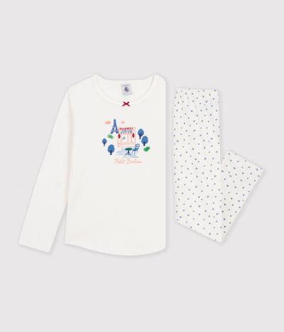 Pyjama enfant en coton à motif Paris