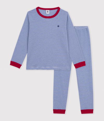 Pyjama enfant en coton à rayures