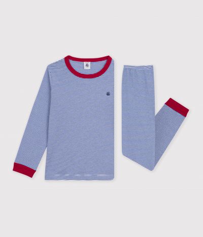 Pyjama enfant en coton à rayures