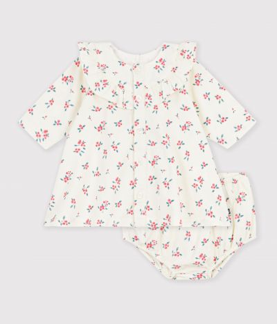 Robe bébé en coton imprimé à fleurs