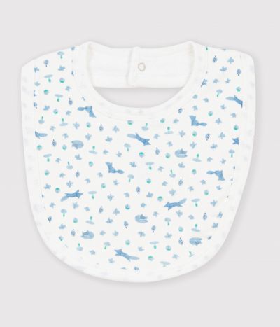 Bavoir bébé en coton imprimé
