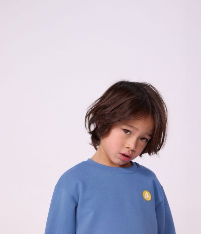 Sweatshirt enfant en coton uni