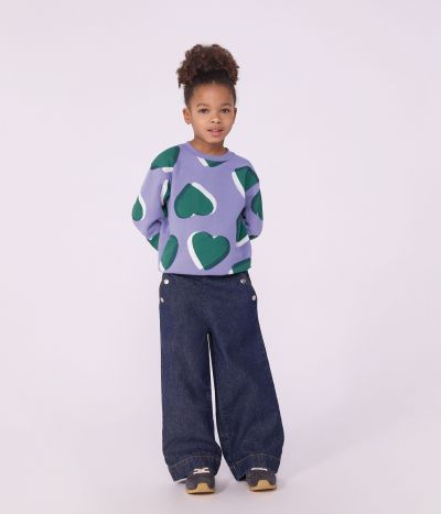 Pantalon wide leg enfant en denim