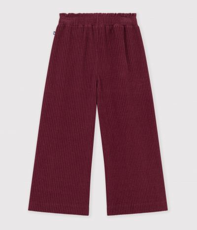Pantalon wide leg enfant en coton