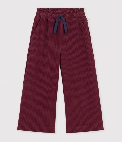 Pantalon wide leg enfant en coton