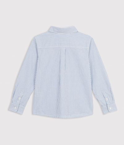 Chemise enfant en coton à rayures