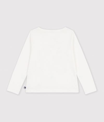 Tee-shirt enfant manches longues à motif cœur