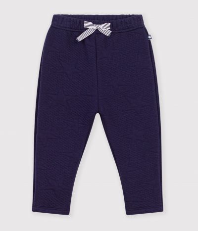 Pantalon bébé en coton épais à motifs étoiles