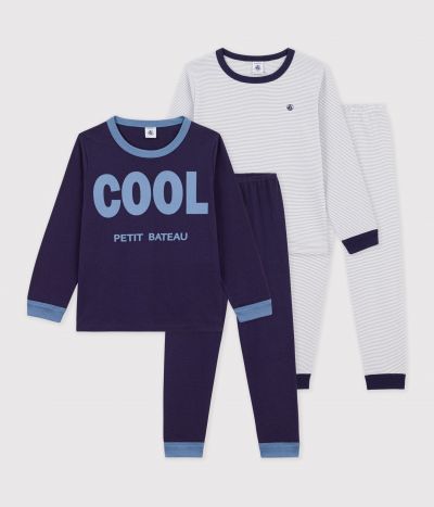 Lot de pyjamas enfant en coton imprimé