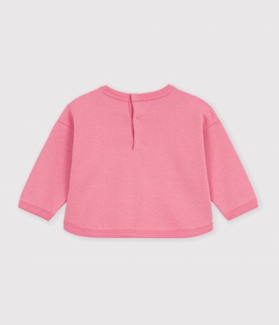 Sweatshirt bébé en coton imprimé animalier