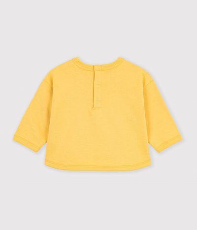 Sweatshirt bébé en coton imprimé animalier