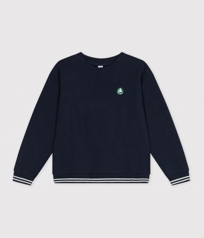 Sweatshirt femme en coton