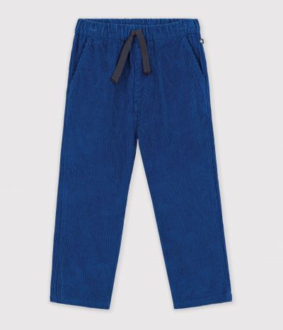 Pantalon droit en velours