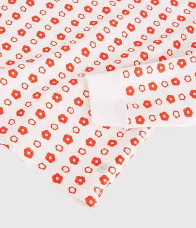 Pyjama petite fille/petit garçon imprimé graphique en coton biologique