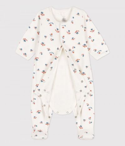 Bodyjama fleur bébé en tubique