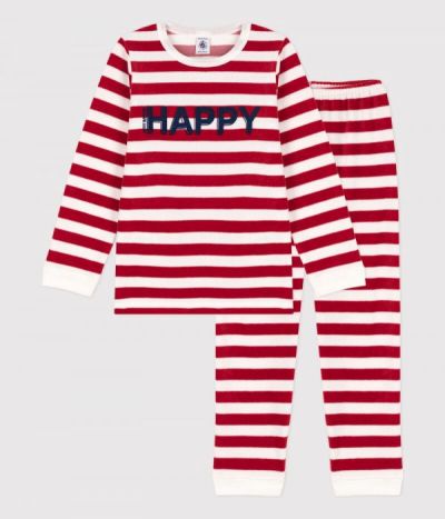 Pyjama  milleraies petite fille/petit garçon en velours