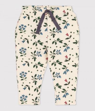Pantalon bébé imprimé oiseaux en molleton