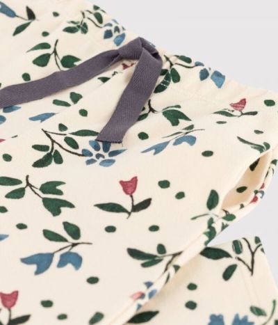 Pantalon bébé imprimé oiseaux en molleton