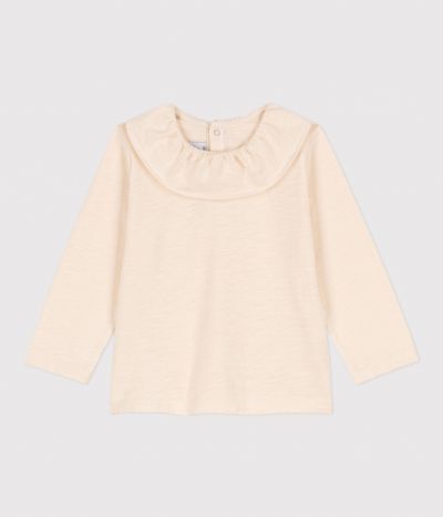 BLOUSE MANCHES LONGUES BÉBÉ EN JERSEY FLAMMÉ