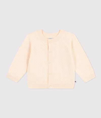 CARDIGAN BÉBÉ EN TRICOT DE COTON