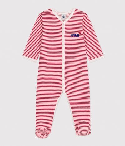 Pyjama bébé amour en velours