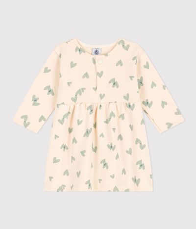 Robe manches longues en molleton bébé