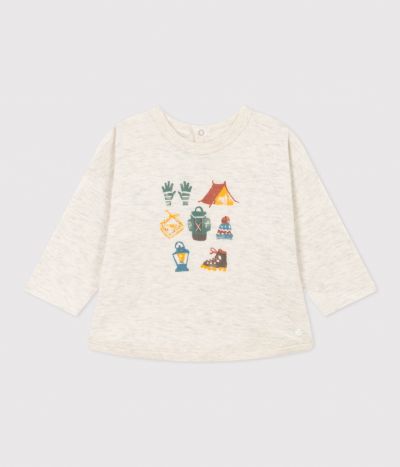 Tee-shirt manches longues en tubique bébé