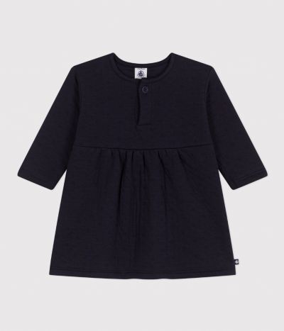 Robe manches longues en tubique matelassé bébé