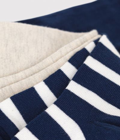 Lot de 2 paires de collants en jersey de coton bébé