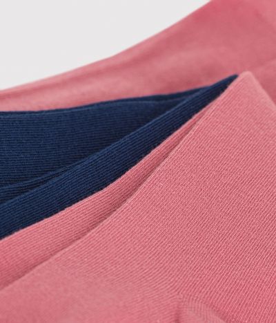 Lot de 2 paires de collants en jersey de coton enfant