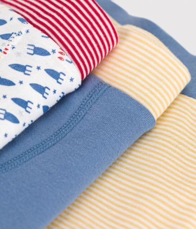 Lot de 3 boxers fusées en coton enfant