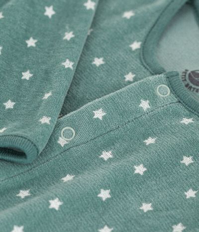 Pyjama bébé étoiles en velours