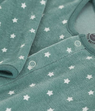 Pyjama bébé étoiles en velours