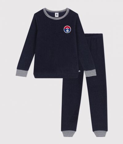 Pyjama petite fille/petit garçon en bouclette éponge