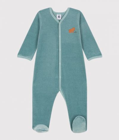Pyjama bébé ours en velours