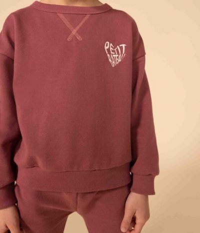 Sweatshirt en molleton enfant fille