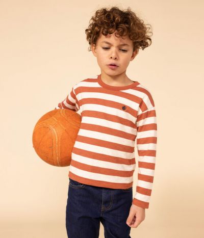 Tee-shirt manches longues en coton enfant garçon