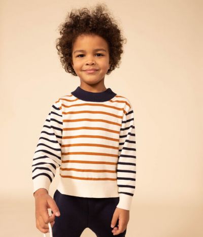 Pull marin en coton enfant fille / garçon