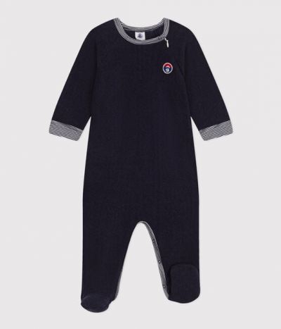 Pyjama bébé en bouclette éponge