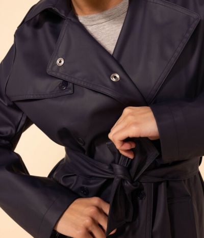 Trench à capuche Femme