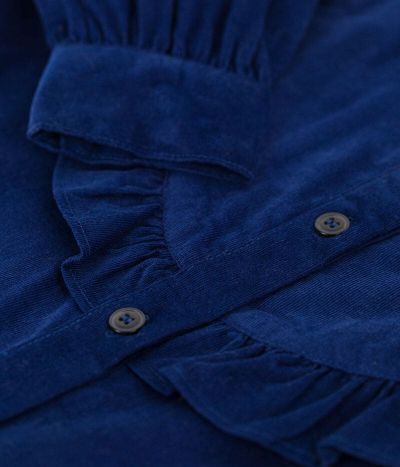 Blouse en velours fin enfant fille