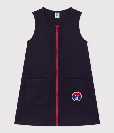 Robe sans manches en coton enfant fille