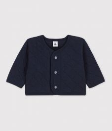 Petit Bateau Cardigan Bébé Fille Coton Imprimé Oiseaux - Vêtement Bébé Qualité Française