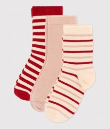 Chaussettes Petit Bateau Fille - Lot De 5 Paires | Coton Doux | Taille Unique | Broderie Cœur - Hauteur Classique