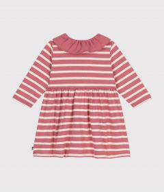 Robe manches longues en jersey épais bébé