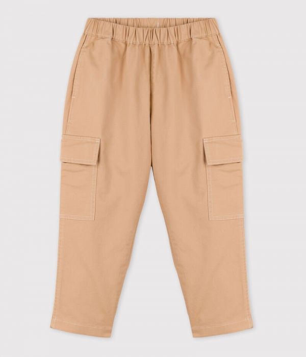 Pantalon cargo en sergé enfant garçon