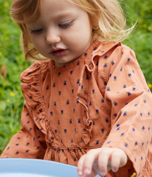 Robe velours bebe best sale