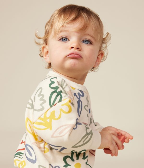 Sweatshirt en molleton bébé